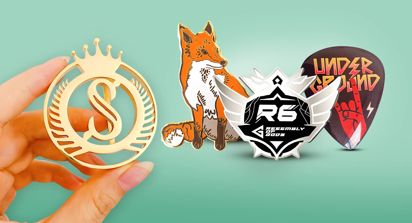 Custom Button Badges, Enamel Pins, Die Struck & Flag Pins Supplier in Malaysia & Singapore